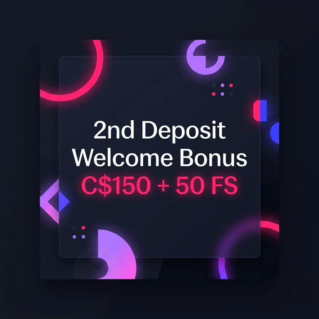 2nd Deposit Welcome Bonus C$150 + 50 FS 2nd Deposit Welcome Bonus C$150 + 50 FS