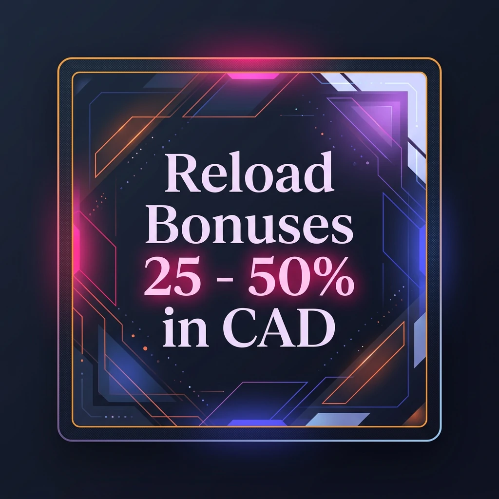 Reload Bonuses 25 - 50% in CAD Reload Bonuses 25 - 50% in CAD